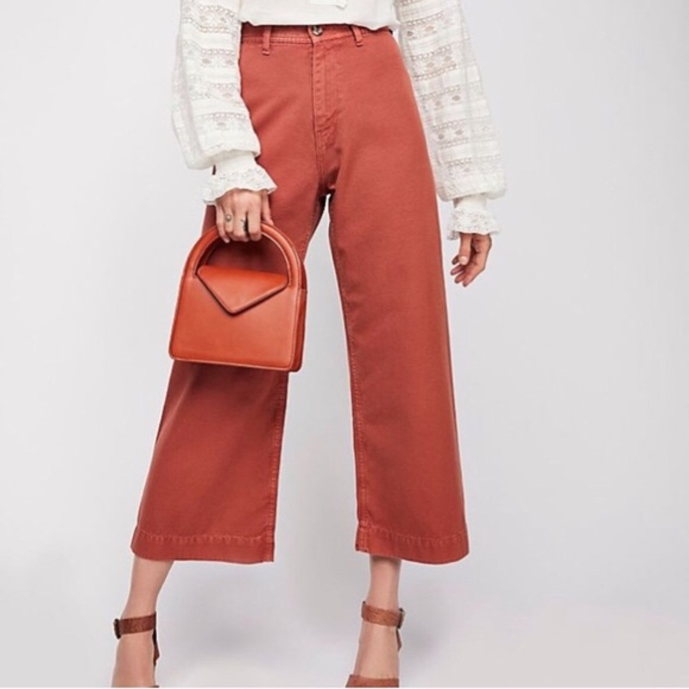Free People Patti Crop Cotton Pants